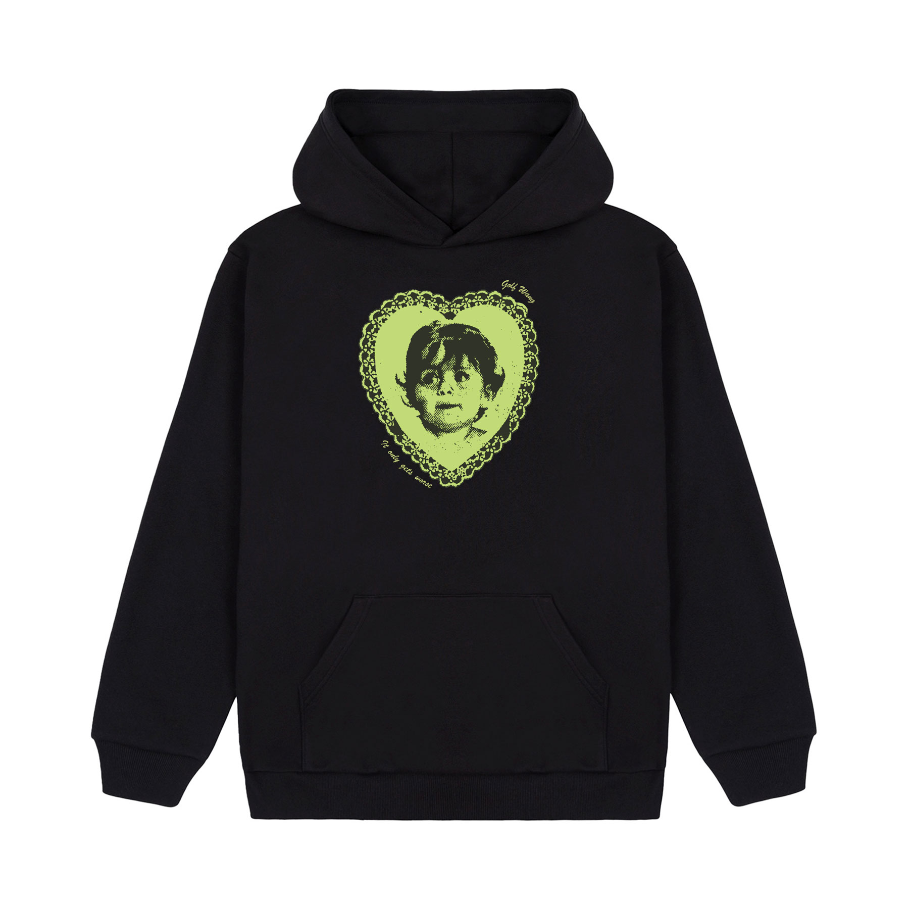 Gets Worse Hoodie Black